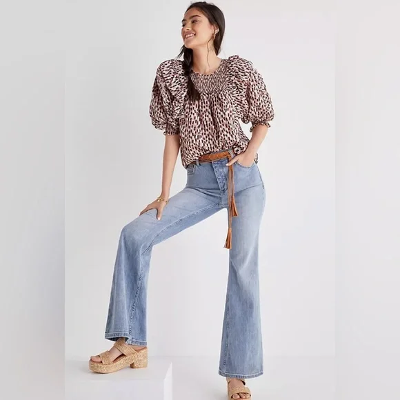 Anthropologie Pilcro High Rise Trouser Bootcut - Picture 1 of 8